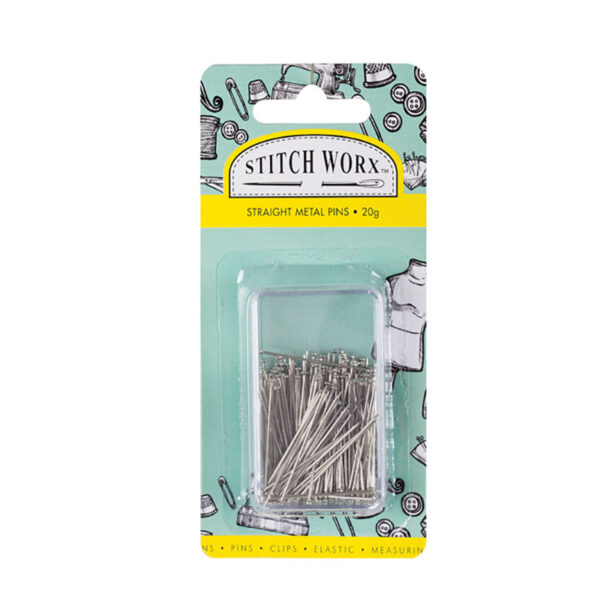 Bulk Pack 6 X Straight Pins - Card Of 20g
