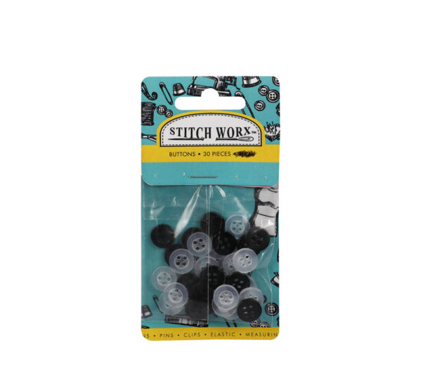 Haberdashery Buttons Small 18 Pack