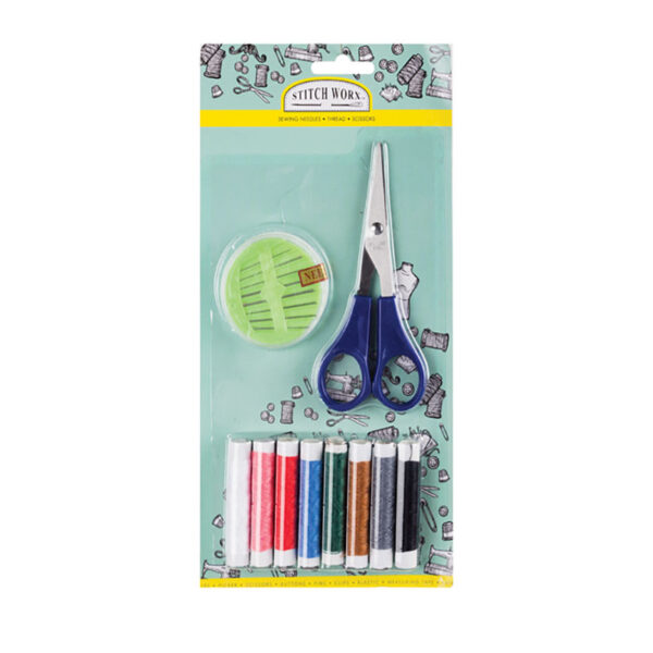 Sewing Kit - Needles, Thread & Scissors