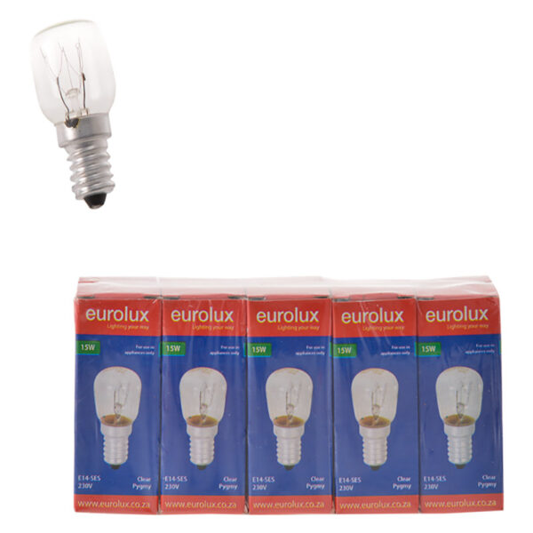 Globe Pygmy Bulb Small Edison Screw - 25w X 15w Oven