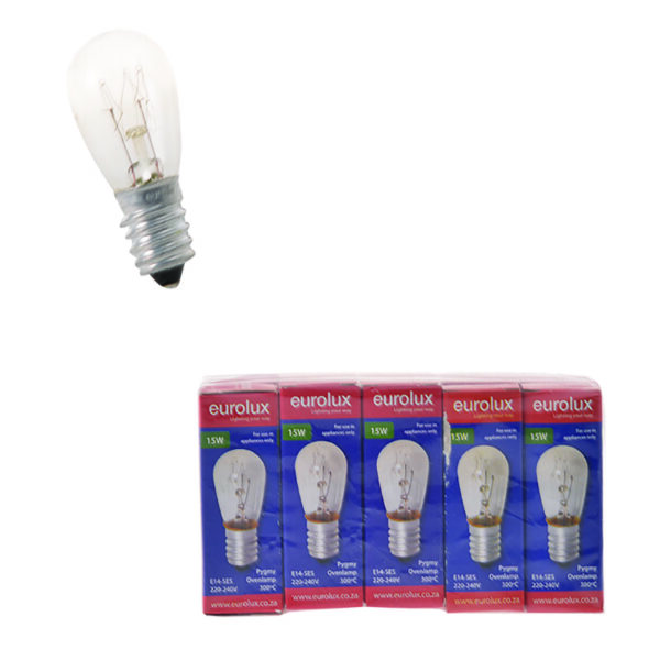 Globe Pygmy Bulb Small Edison Screw - 15w Fridge
