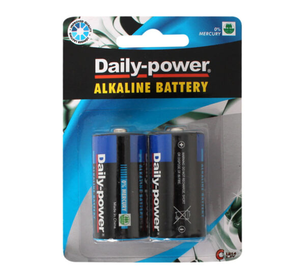 Batteries Alkaline Size C 2 Piece Blister
