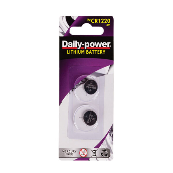 Batteries Lithium Cr-1220(3v) Card-Of-2