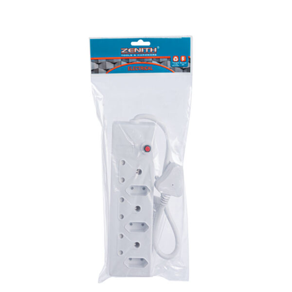 6 Way Multiplug & Cord - 3 X 16amp, 1 X 5amp 2 Pin