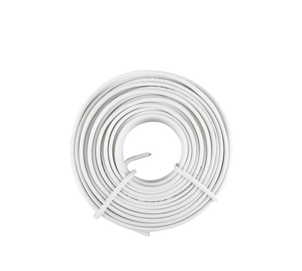 Speaker Wire 0.5mmx10M White Zenith