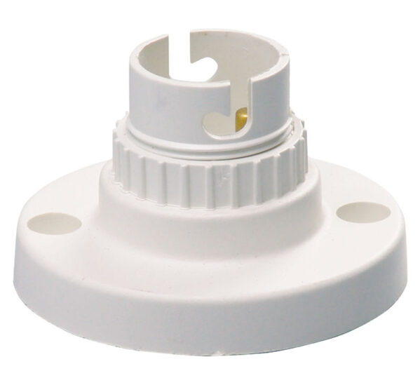 Bulk Pack 10 X Batten-Holder Nylon 50mm White