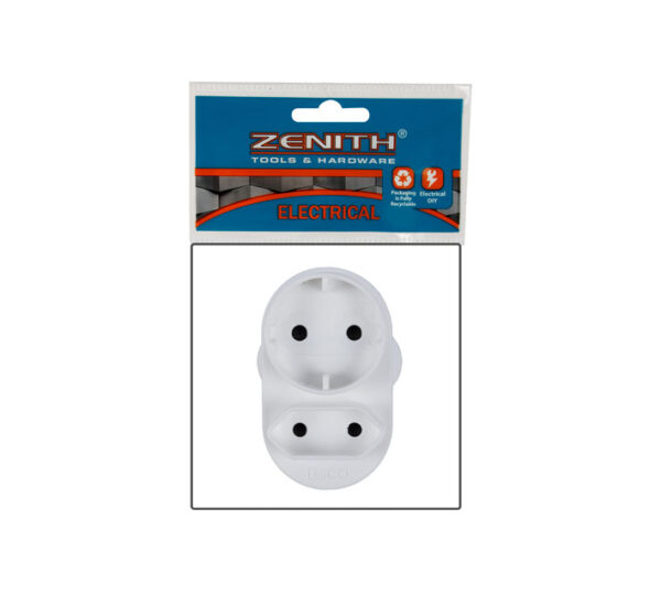Plug-Adaptor Euro 1xshuko 1x5amp
