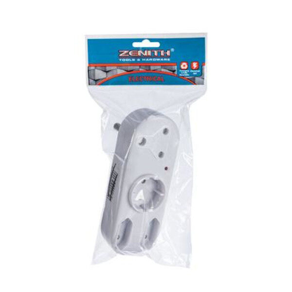 Plug-Adaptor 1x16a 1x Round +2 x 2pin 5amp Power-on Light