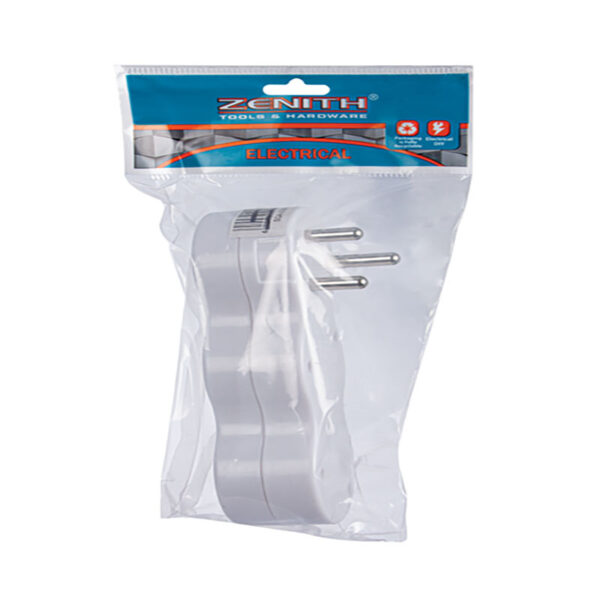 Zenith Shuttered - 16amp Adaptor - 3 X 16 Amp