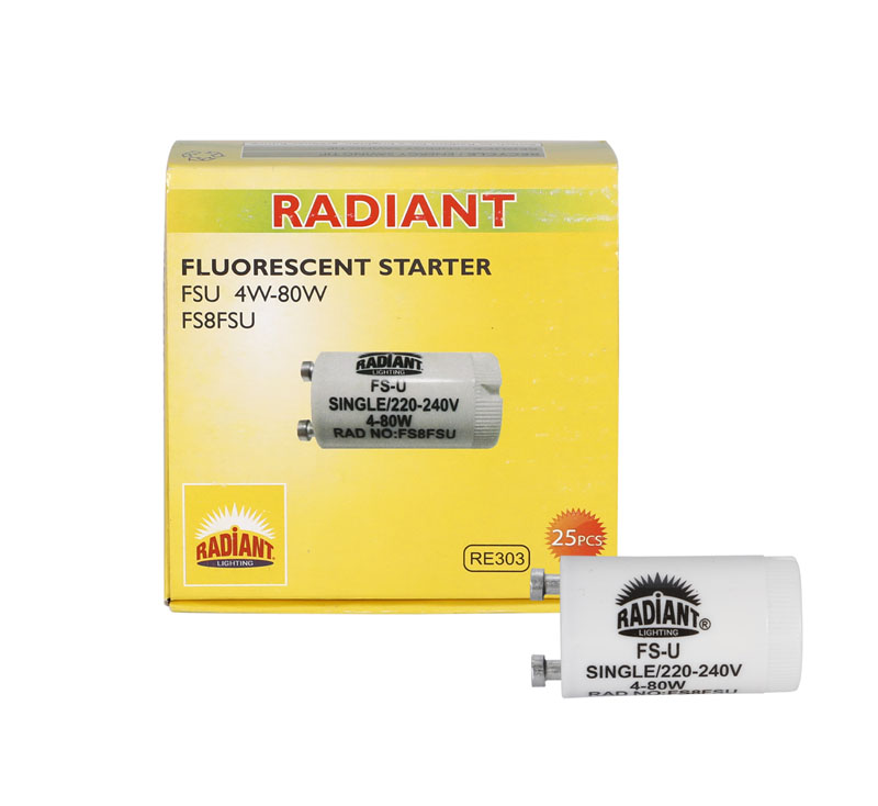 Bulk Pack 10 X Fluorescent-Starter 4-80watt