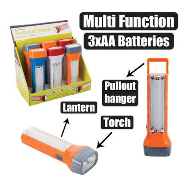 Dual Purpose Torch - Uses 3xAA Batteries