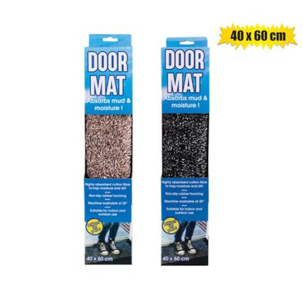 Dirt Trap Mat - 40x60cm, Assorted Colour