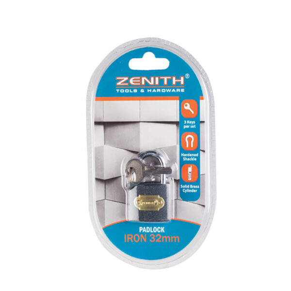 Zenith Iron Padlock - 32mm