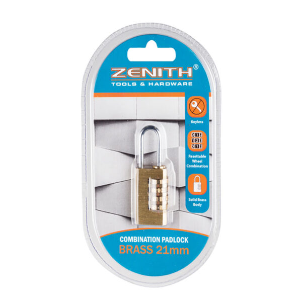 Re-settable Combination Padlock – 35 X 21mm, 4 Wheel