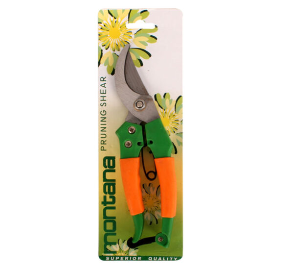 Shears Pruning By Pass Orange Handle