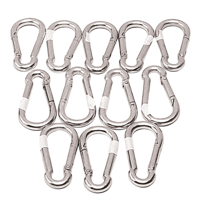 Bulk Pack 10 X Snap Hook Galvanised - 5mm X 50mm
