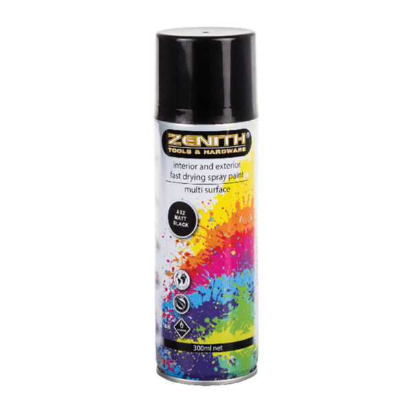 Spray Paint - 300ml Net Matte Black