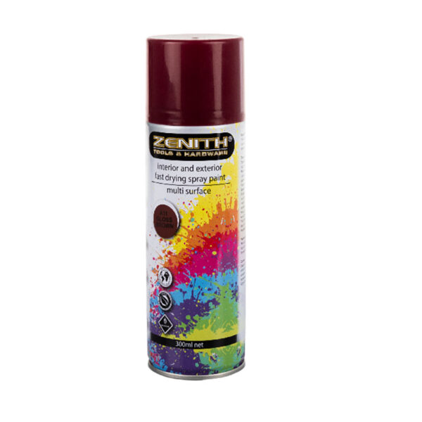 Spray Paint Zenith - 300ml Net Gloss Brown
