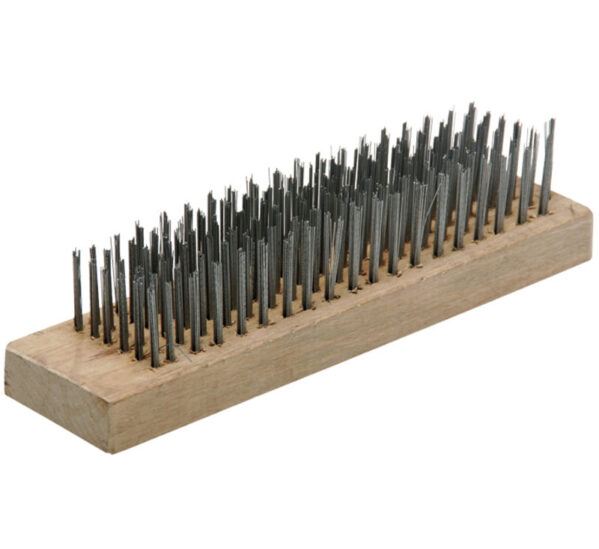 Brush Wire Block Fine Short Bristle 6 Row