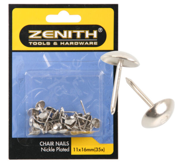 Nails Chair 11mm X 16mm Nickle Plastic 35 Piece