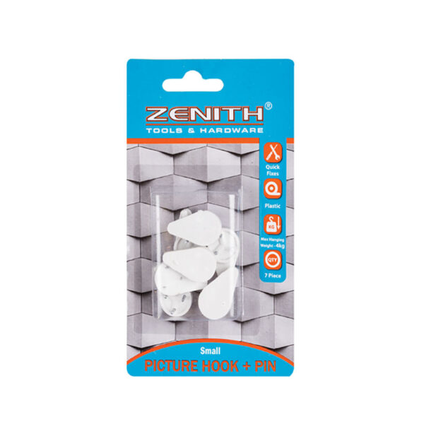 Picture Hook & Pin - Small, For 4kg, Card 7
