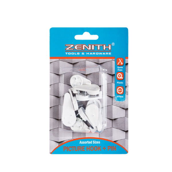 Picture Hook & Pin - Assorted, Card 9