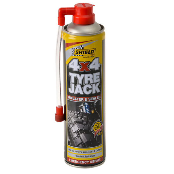 Shield Tyre Jack Inflater 4 By 4 - 500ml