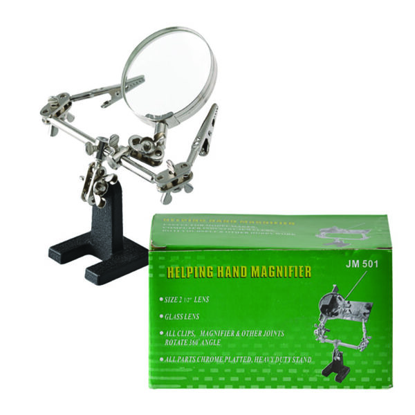 Solder Iron Work Stand - 16cm X 13cm 3 Arm Stainless Steel