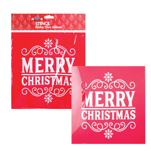 Christmas Stationery Stencil – 24cm