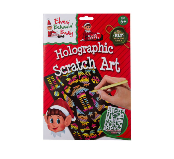 Xmas Elf Scratch Set Holographic