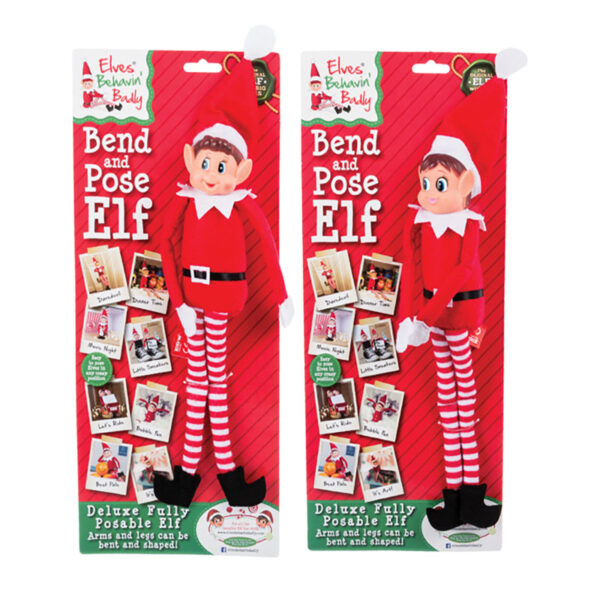 Poseable Naughty Elf - 30cm