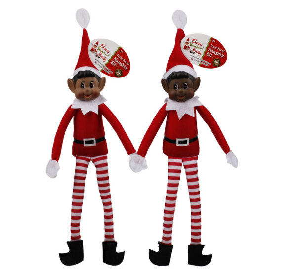 Xmas Elf Naughty 30cm