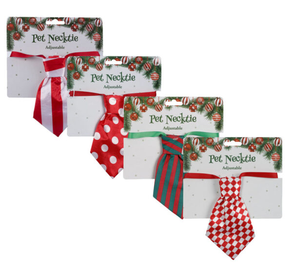 Xmas Pet Dress Up Tie 21cm Diameter