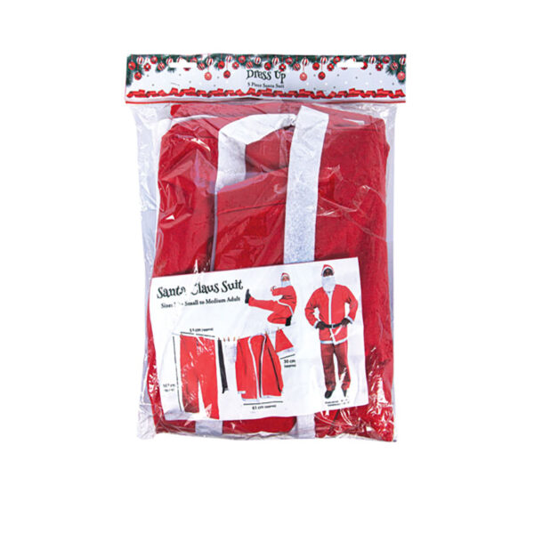 Santa's Suit 5 Piece Adult Size