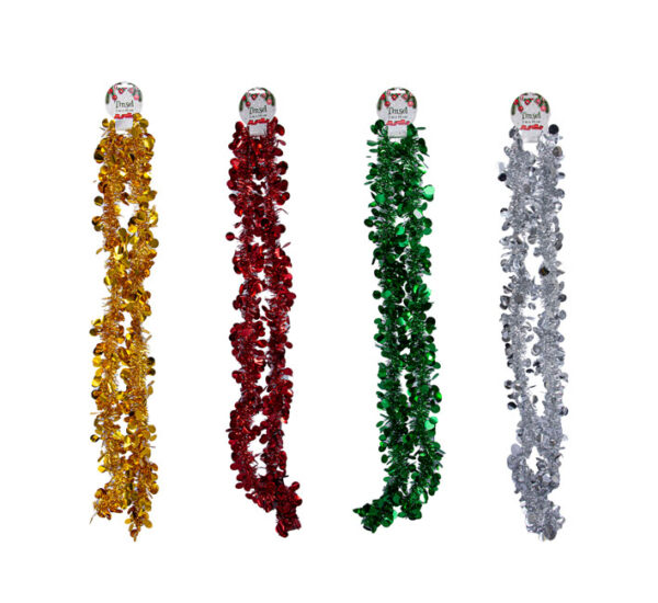 Xmas Garland Tinsel 10cmx2m