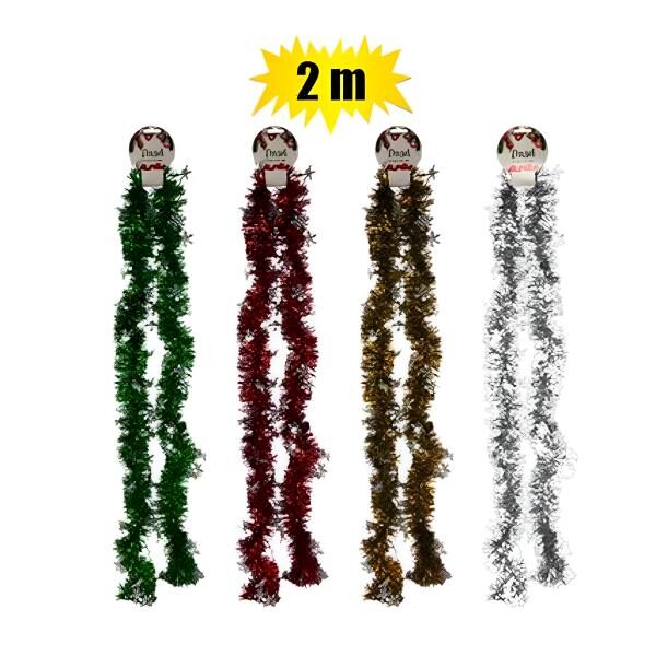 Christmas Garlands Tinsel - 2m