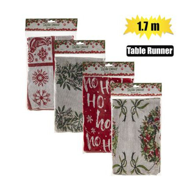 Xmas Table Decor Runner 1.7M