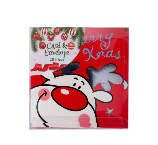 Christmas Card And Envelope Set - 20 Piece