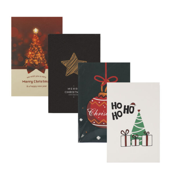 Christmas Cards With Envelope Singles Assorted