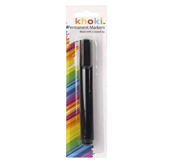 Black Permanent Marker - Round Tip
