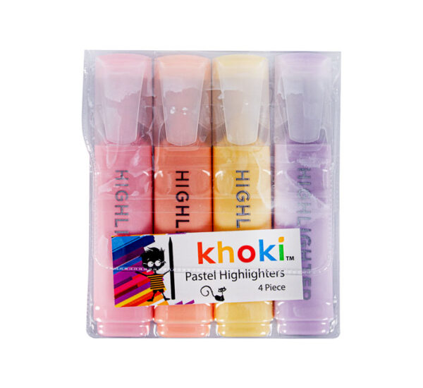 Highlighter 4Pc Pastel