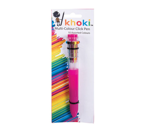 Pen Click Multicolour 1pc 10 Colours