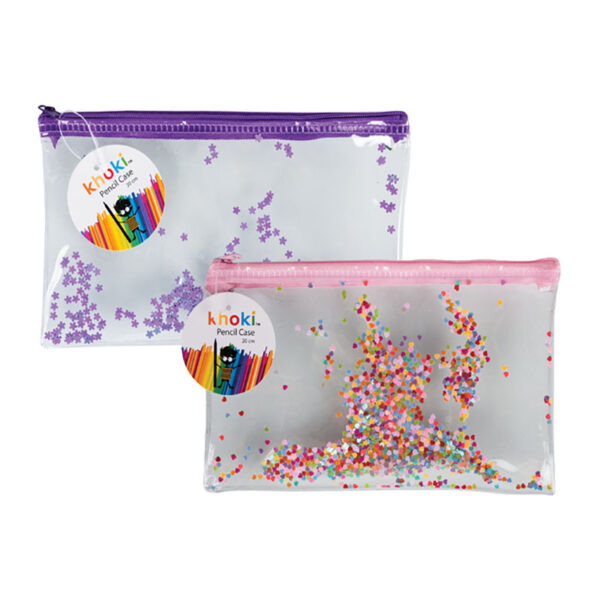 Pencil Case With Glitter 20cm