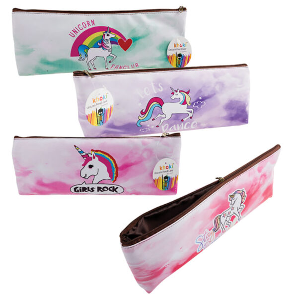 Unicorn Pencil Case - Assorted Designs, 32x10cm