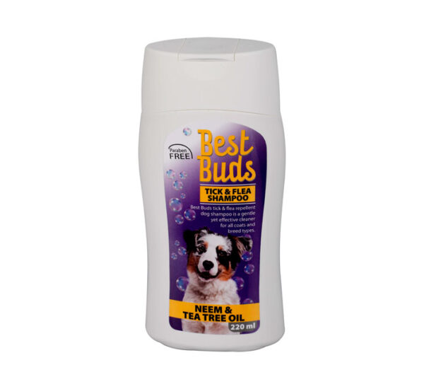 Best Buds Tick & Flea Shampoo 220Ml