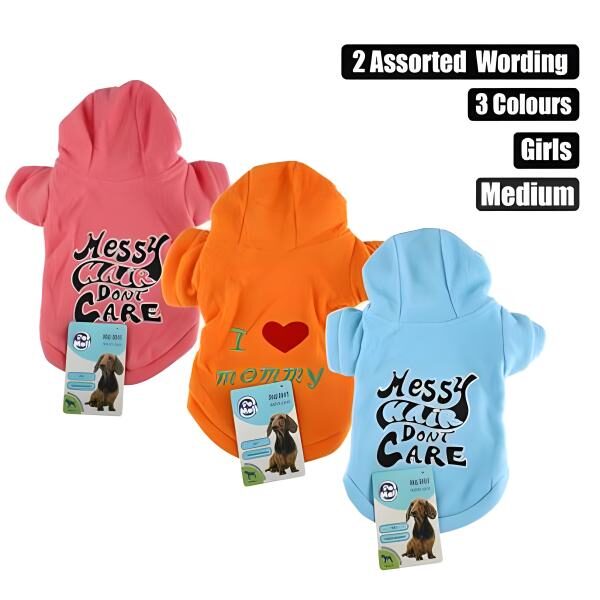 Pet Winter Shirt For Girls Words Medium