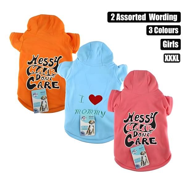 Pet Winter Shirt For Girls Words Xxx Large