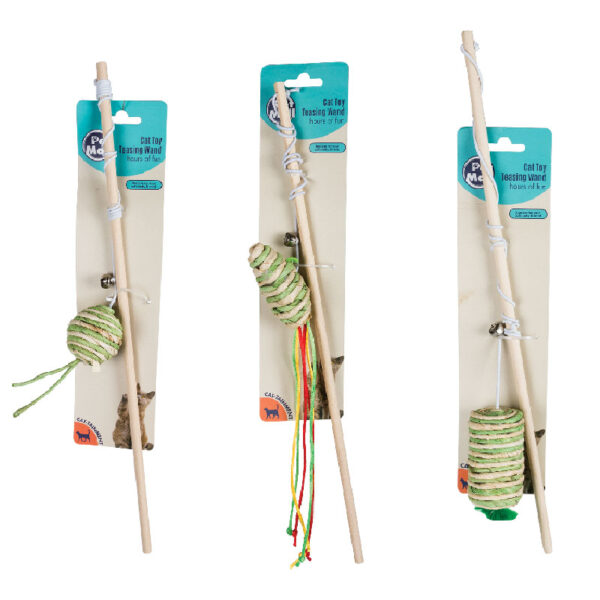 Cat Teasing Wand - Assorted Designs
