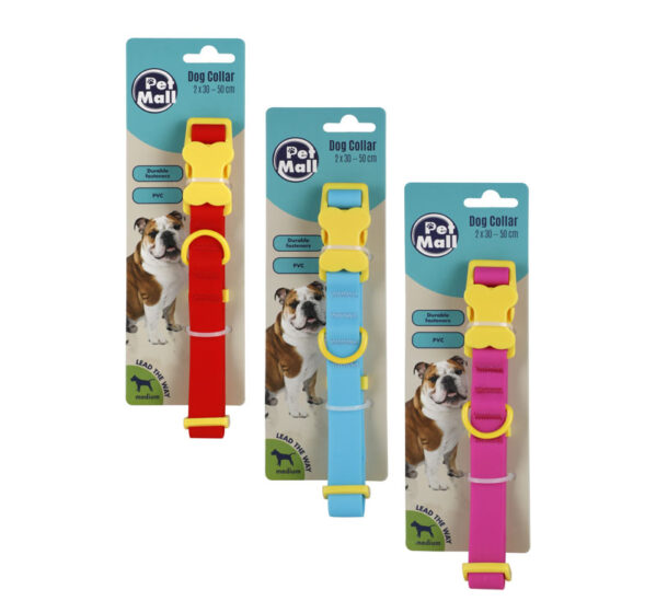 Pet Dog Collar PVC 2.0X30-50cm Medium