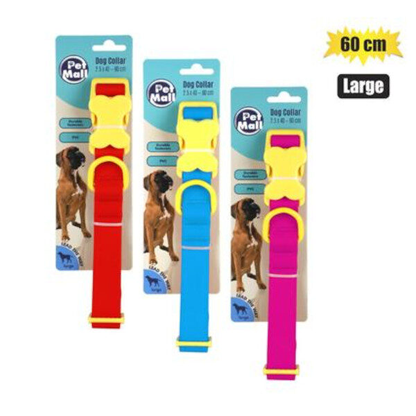 Pet Dog Collar PVC 2.5X40-60cm Large